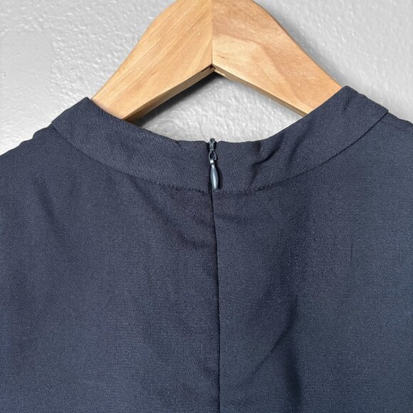 Anthropologie Bishop + Young Sasha Choker Mini Shift Dress Size XS LBD 90s - Picture 9 of 12